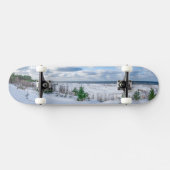 Kust van het Oostzeegebied met sneeuw in de winter Persoonlijk Skateboard (Horizontaal)