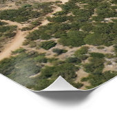 Kust van het schiereiland Akamas, Cyprus Perfect Poster (Hoek)