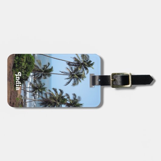 Kust van India Bagagelabel (Voorkant horizontaal)