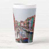 Kust van Italië Latte Mok (Voorkant)