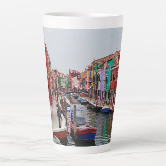 Kust van Italië Latte Mok (Voorkant)