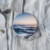 Kust van Lofoten Noorwegen Ronde Button 4,0 Cm (In situ)