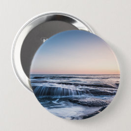 Kust van Lofoten Noorwegen Ronde Button 4,0 Cm