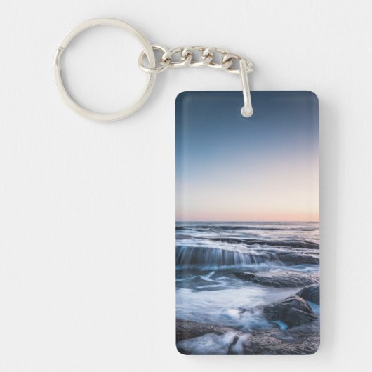 Kust van Lofoten Noorwegen Sleutelhanger (Voorkant)