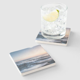 Kust van Lofoten Noorwegen Stenen Onderzetter