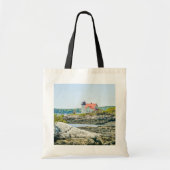 Kust van Maine Hendricks Head vuurtoren Tote Bag (Voorkant)