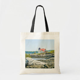 Kust van Maine Hendricks Head vuurtoren Tote Bag
