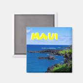 Kust van Maui - Hawaï Magneet (Voorkant / Achterkant)