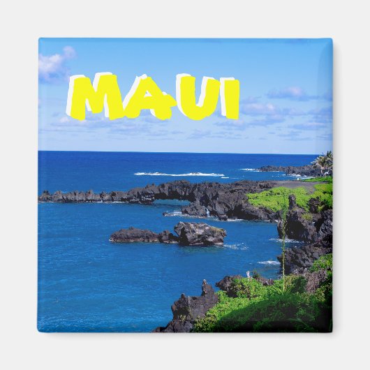 Kust van Maui - Hawaï Magneet (Voorkant)