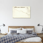 Kust van Mexico Canvas Afdruk (Insitu (Slaapkamer))