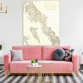 kust van Noord-West-Amerika 2 Canvas Afdruk (Insitu (Woonkamer))