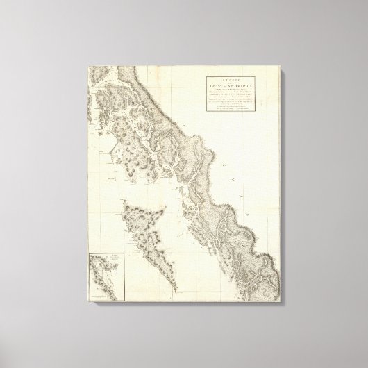 kust van Noord-West-Amerika 2 Canvas Afdruk (Voorkant)