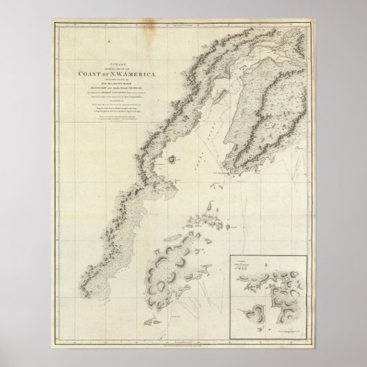 kust van Noord-West-Amerika 3 Poster (Voorkant)