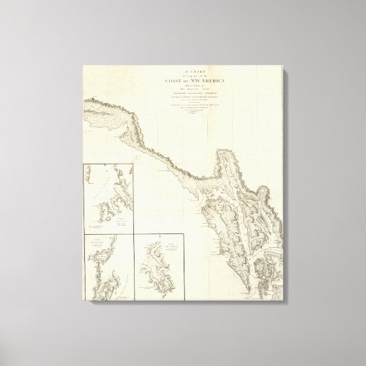 kust van Noord-West-Amerika 7 Canvas Afdruk (Voorkant)