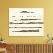 Kust van Noord-West-Amerika Canvas Afdruk (Insitu (Woonkamer))