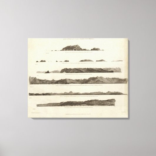 Kust van Noord-West-Amerika Canvas Afdruk (Voorkant)