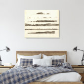 Kust van Noord-West-Amerika Canvas Afdruk (Insitu (Slaapkamer))