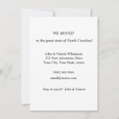 Kust van North Carolina verhuisbericht (Achterkant)