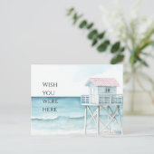 Kust van Ocean Beach Briefkaart (Staand voorkant)