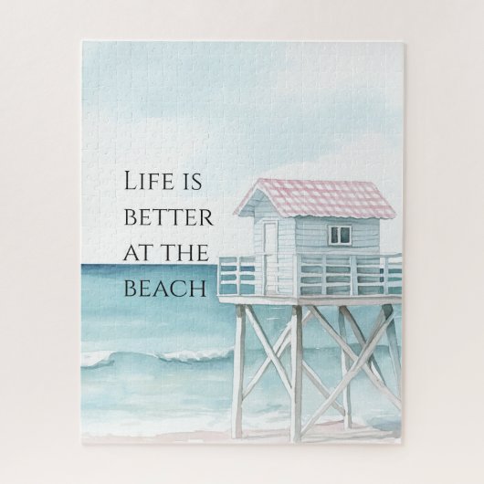 Kust van Ocean Beach Legpuzzel (Verticaal)