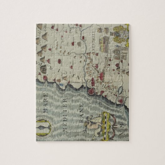 Kust van Phoenicia Legpuzzel (Verticaal)