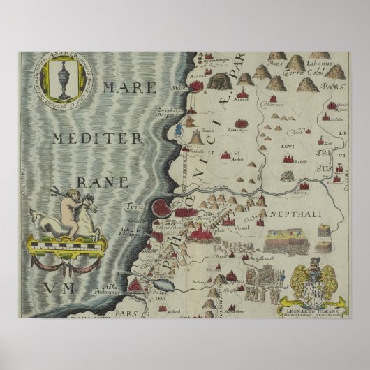 Kust van Phoenicia Poster (Voorkant)