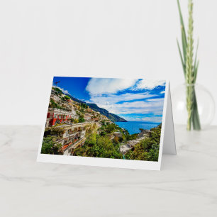 Kust van Positano Folie Wenskaart