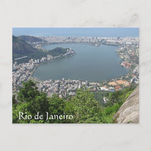 kust van rio de janeiro briefkaart (Voorkant)