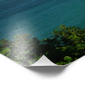 Kust van Saint Lucia Caribbean Vacation Foto Afdruk (Hoek)