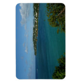 Kust van Saint Lucia Caribbean Vacation Foto Magneet (Verticaal)