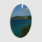 Kust van Saint Lucia Caribbean Vacation Foto Ornament (voorkant)