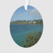 Kust van Saint Lucia Caribbean Vacation Foto Ornament (voorkant)