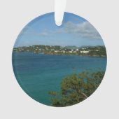 Kust van Saint Lucia Caribbean Vacation Foto Ornament (voorkant)