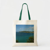 Kust van Saint Lucia Caribbean Vacation Foto Tote Bag (Voorkant)