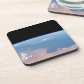 Kust van Tunesië en Libië en eiland Sicilië Bier Onderzetter (Linkerzijde)