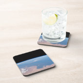 Kust van Tunesië en Libië en eiland Sicilië Bier Onderzetter (Rechterzijde)