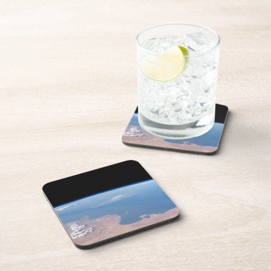 Kust van Tunesië en Libië en eiland Sicilië Bier Onderzetter (Rechterzijde)