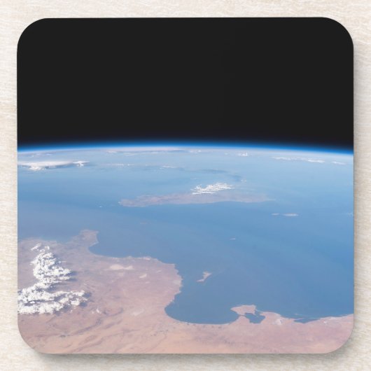 Kust van Tunesië en Libië en eiland Sicilië Bier Onderzetter (Voorkant)