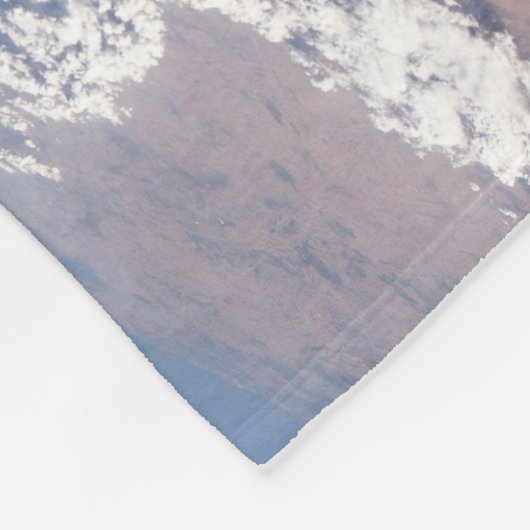 Kust van Tunesië en Libië en eiland Sicilië Fleece Deken (Hoek)