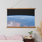 Kust van Tunesië en Libië en eiland Sicilië Hangend Wandkleed (Slaapkamer)