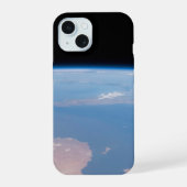 Kust van Tunesië en Libië en eiland Sicilië iPhone 15 Case (Achterkant)