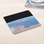 Kust van Tunesië en Libië en eiland Sicilië Kartonnen Onderzetters (Schuin)