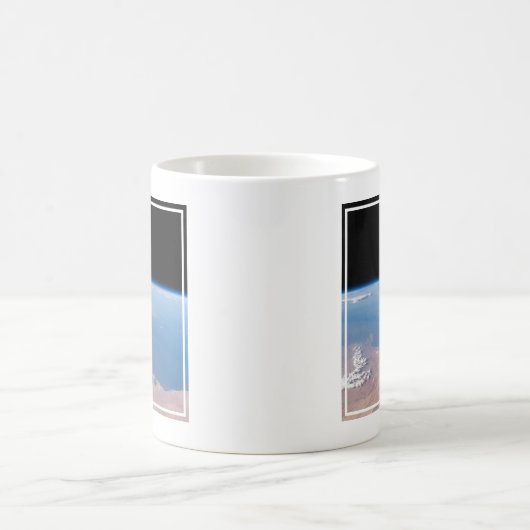 Kust van Tunesië en Libië en eiland Sicilië Koffiemok (Center)