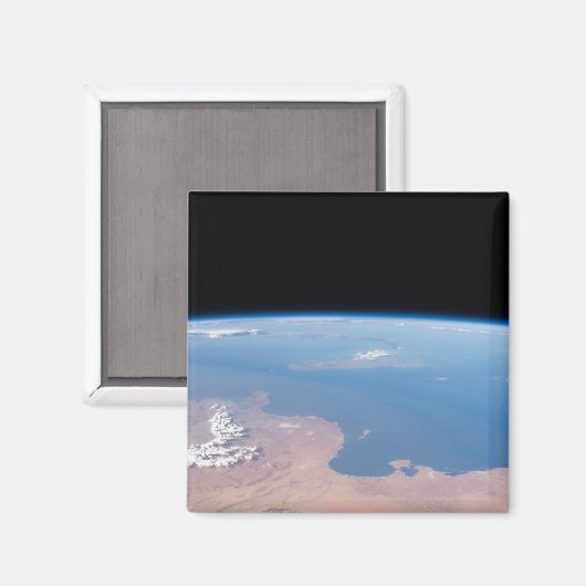 Kust van Tunesië en Libië en eiland Sicilië Magneet (Voorkant / Achterkant)