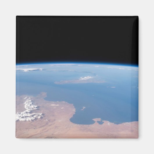 Kust van Tunesië en Libië en eiland Sicilië Magneet (Voorkant)