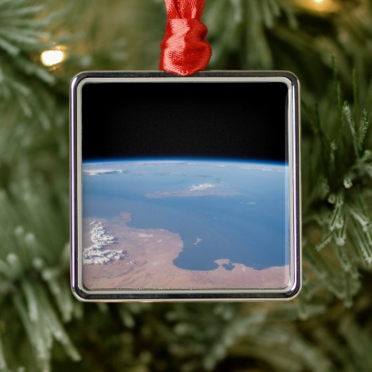 Kust van Tunesië en Libië en eiland Sicilië Metalen Ornament (Boom)