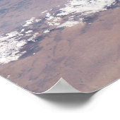 Kust van Tunesië en Libië en eiland Sicilië Poster (Hoek)