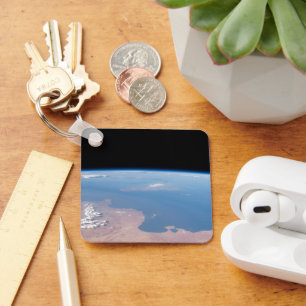 Kust van Tunesië en Libië en eiland Sicilië Sleutelhanger