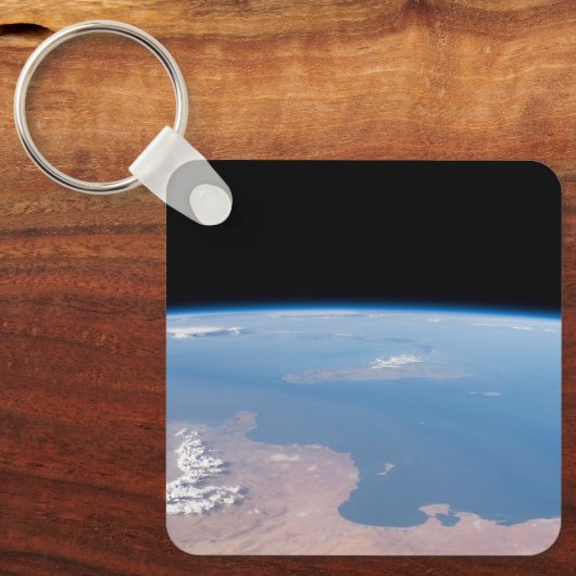 Kust van Tunesië en Libië en eiland Sicilië Sleutelhanger (Voorkant)