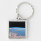 Kust van Tunesië en Libië en eiland Sicilië Sleutelhanger (Voorkant)